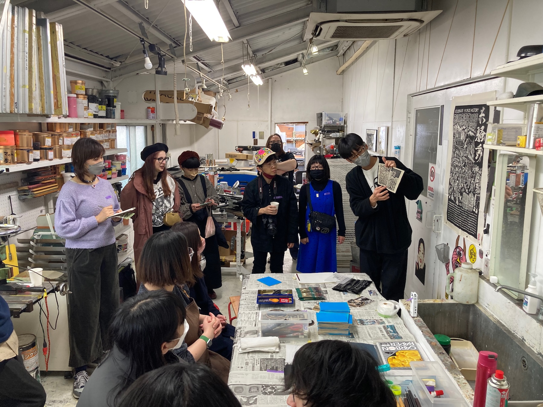声を刻む　木版画ワークショップ in 仙台